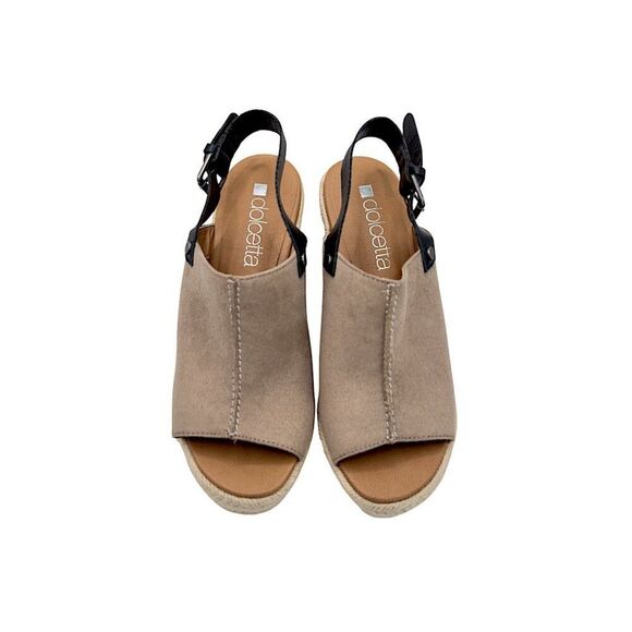 Dolcetta Selma Platform Espadrille Slingback Open-Toe Sandals | Beige 6 - Picture 2 of 10